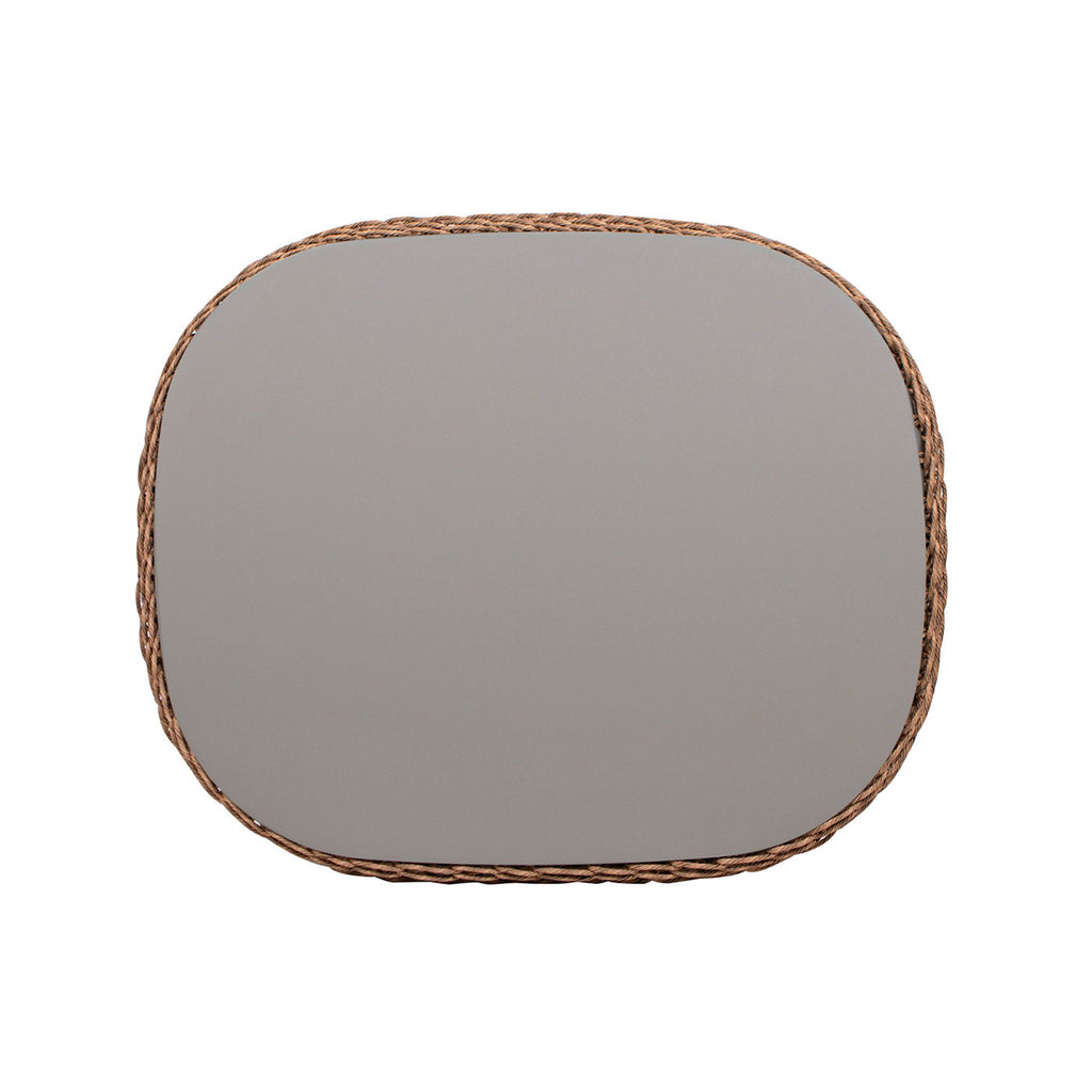 Willow - Oval Woven Patio Coffee Table, Wicker Frame