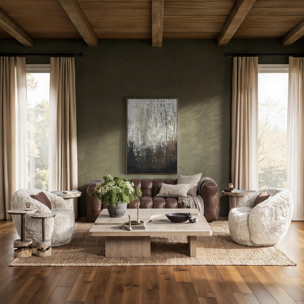 Halston - Sofa - Chestnut Elite