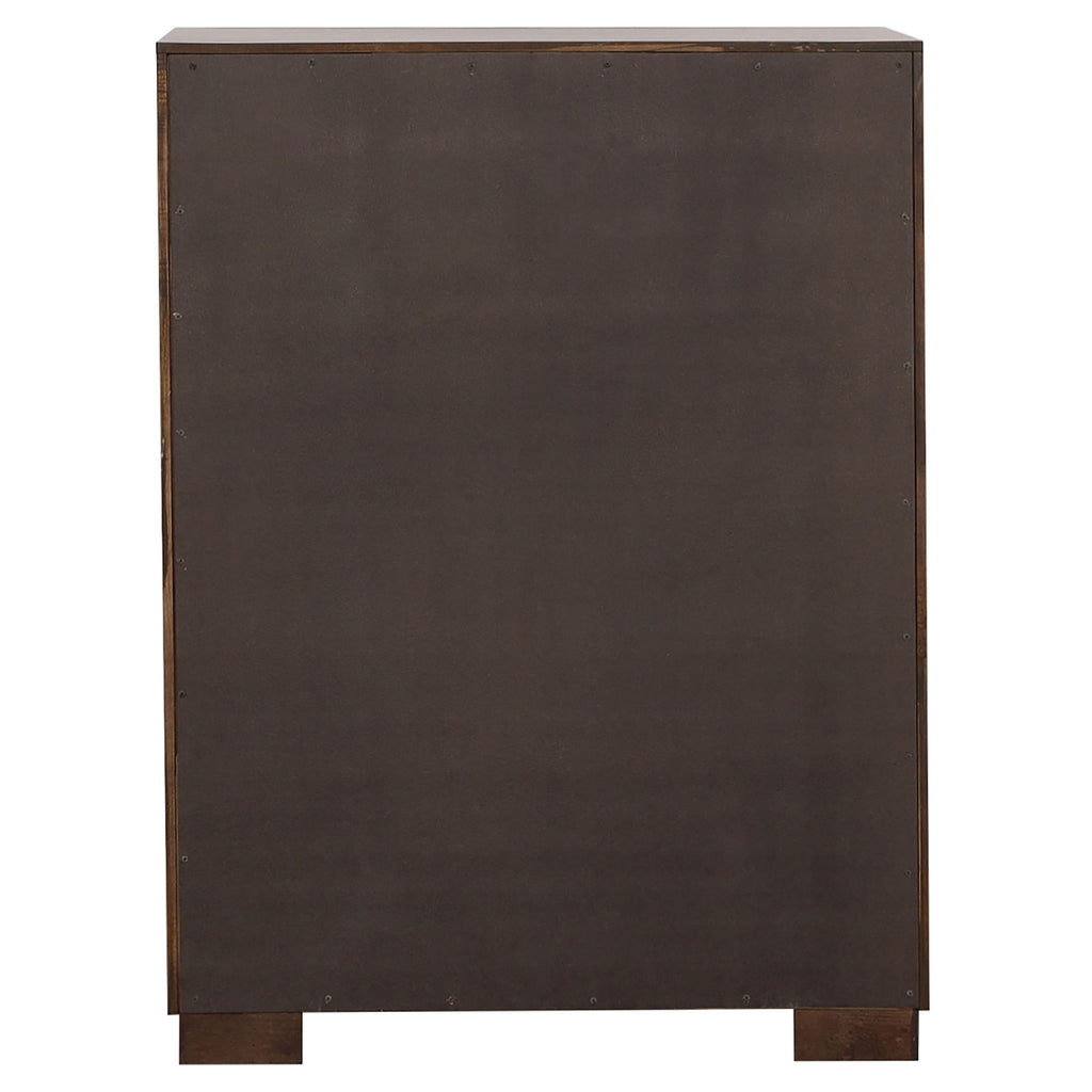 Polk - 5 Piece Queen Bedroom Set - Cappuccino