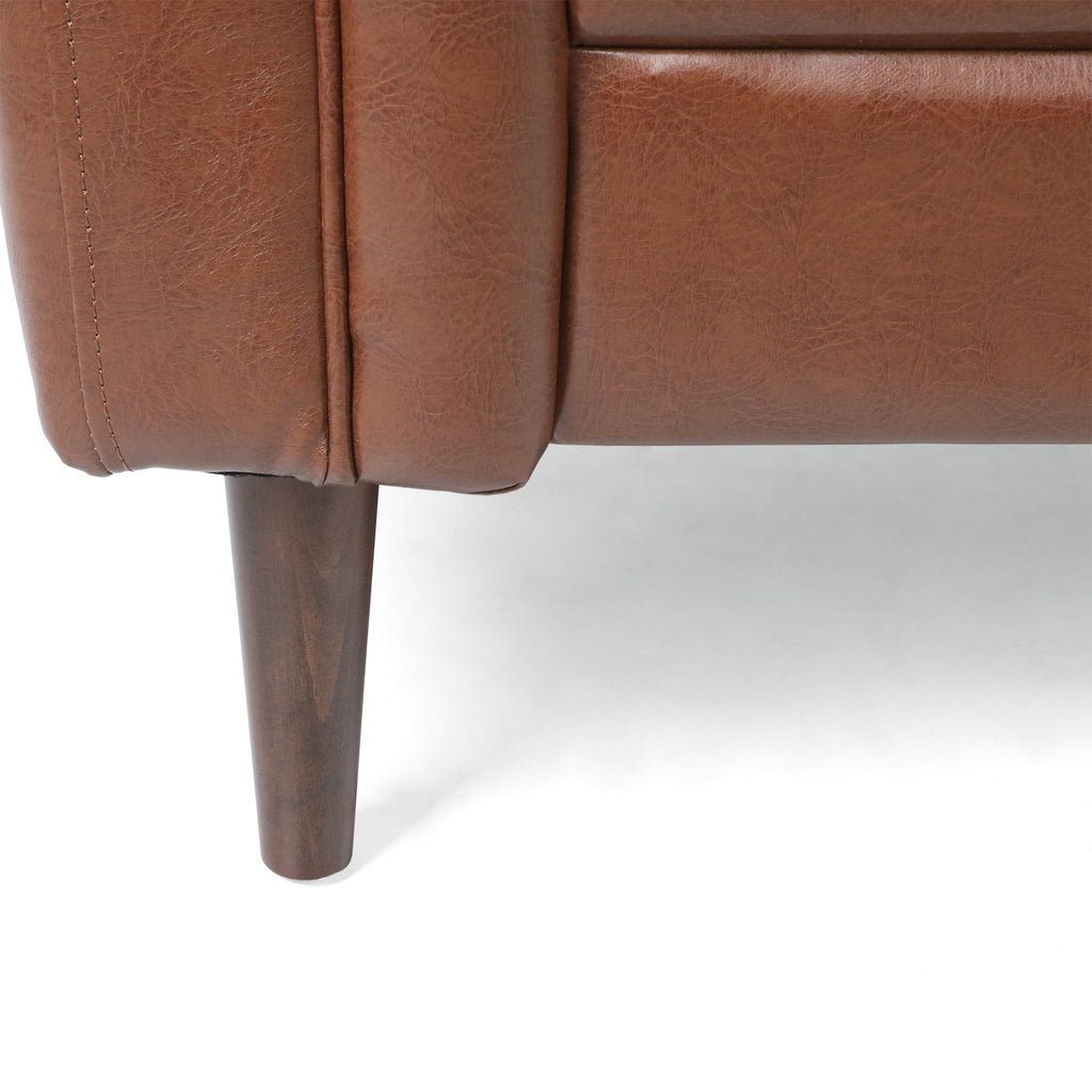 Sophisticated Loveseat With Diamond Stitched Detailing
