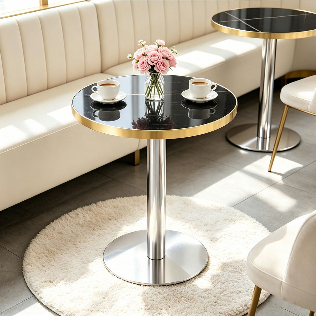 Elegant Modern Round Bistro Table
