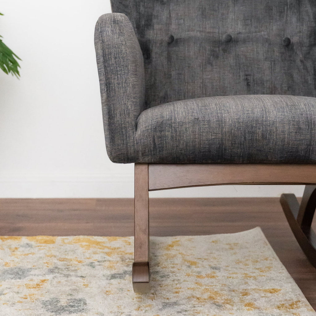 Alistair - Rocking Chair - Brown / Dark Gray