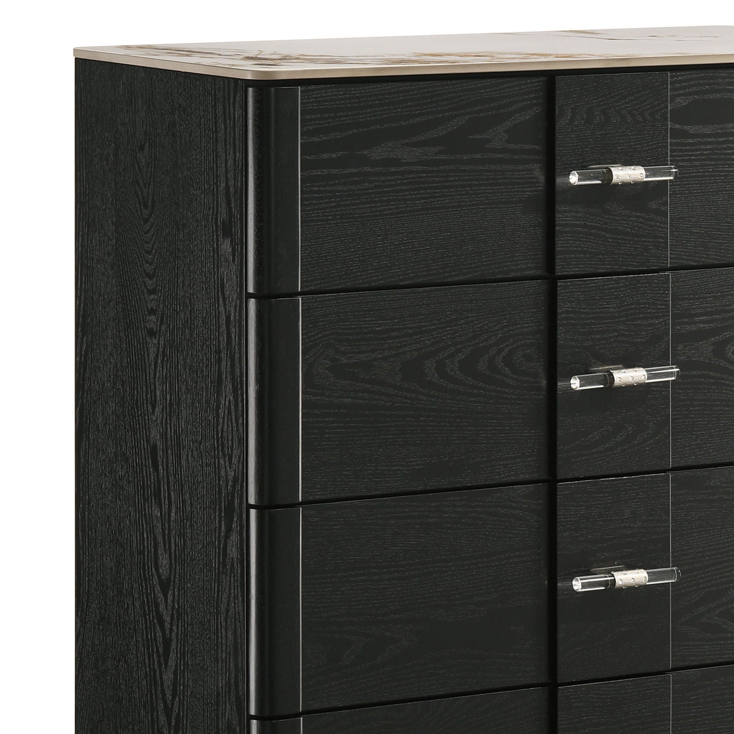 Opel - 5 Drawer Chest - Black