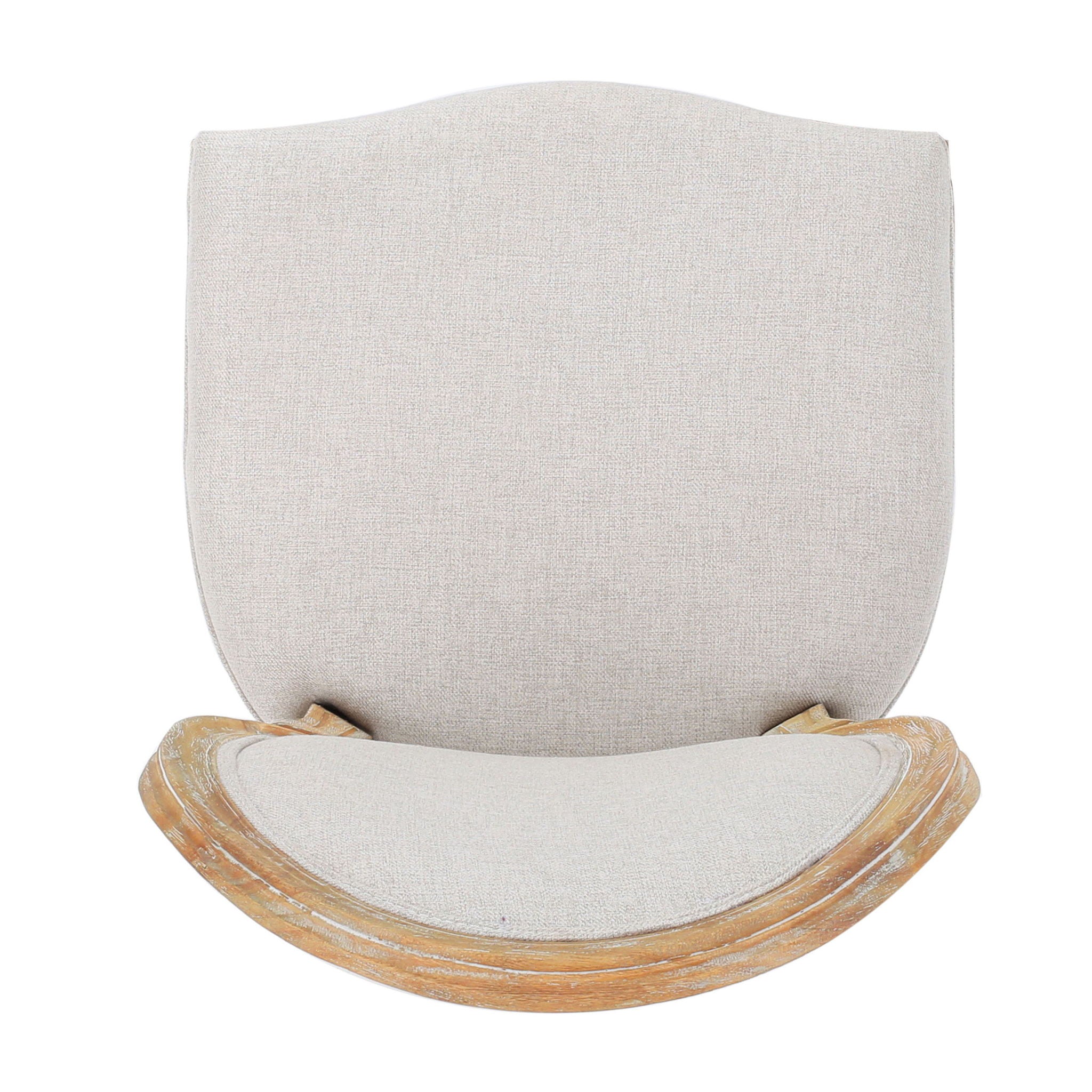 French Country Inspired Dining Chair With Iconic Round Backrest