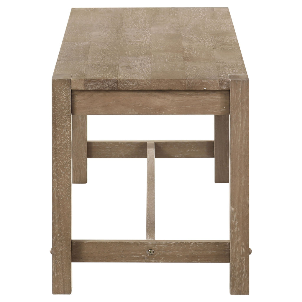 Malvika - Trestle Base Dining Bench - Brown