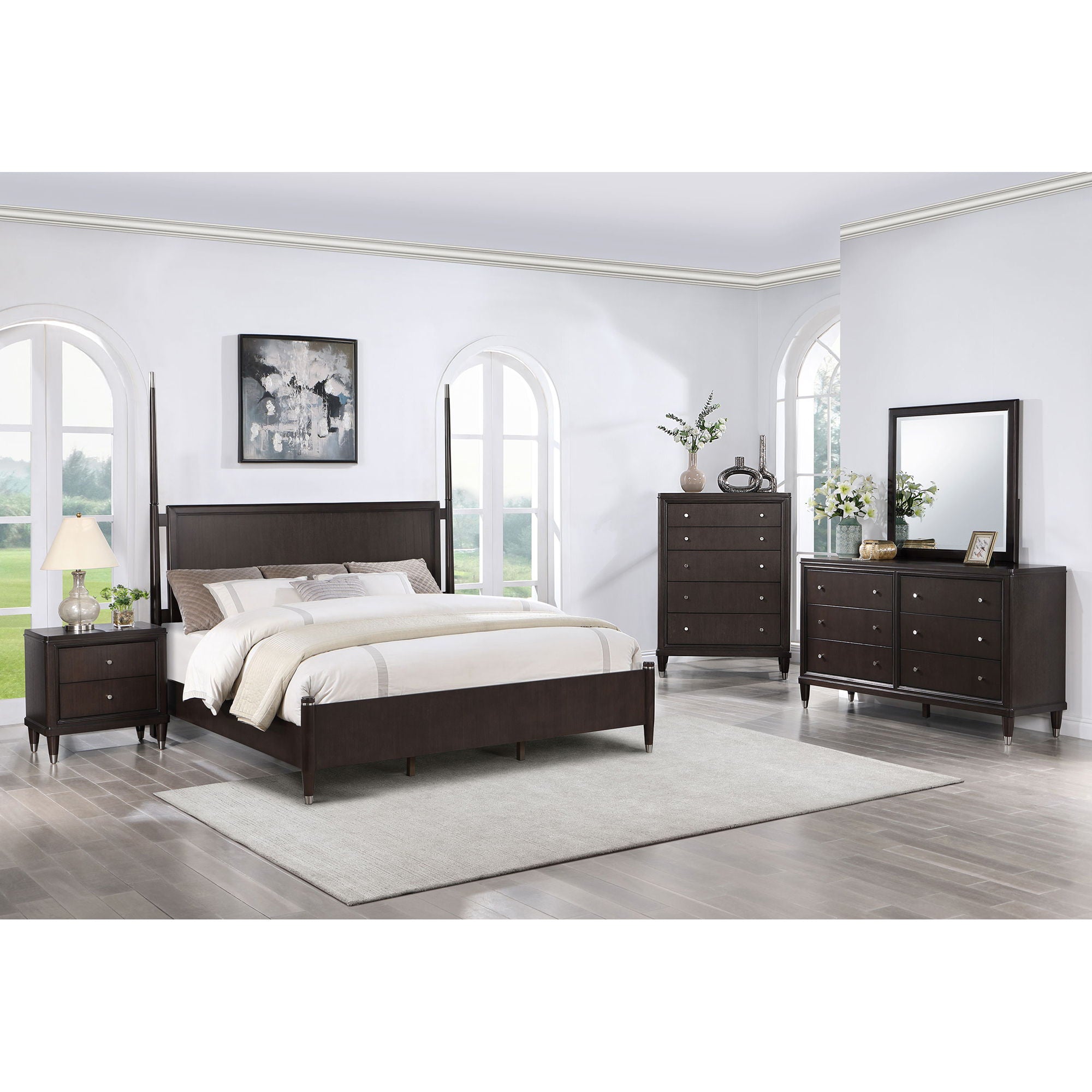 Niguel - 6 Drawer Dresser - Brown