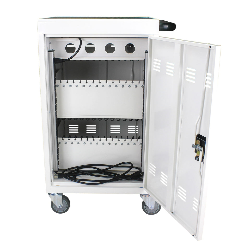 Mobile Charging Cart For Tablets Laptops 35, Device Capacity Matt Metal