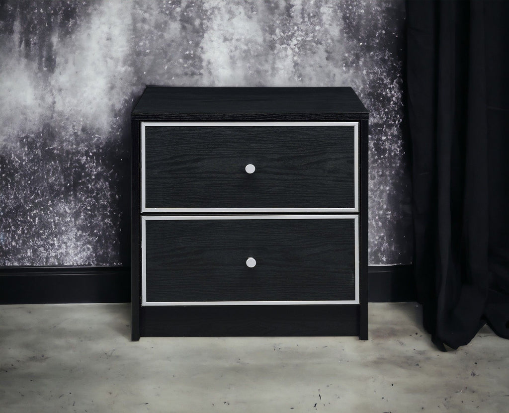Jabir - Accent Table - Black / Silver