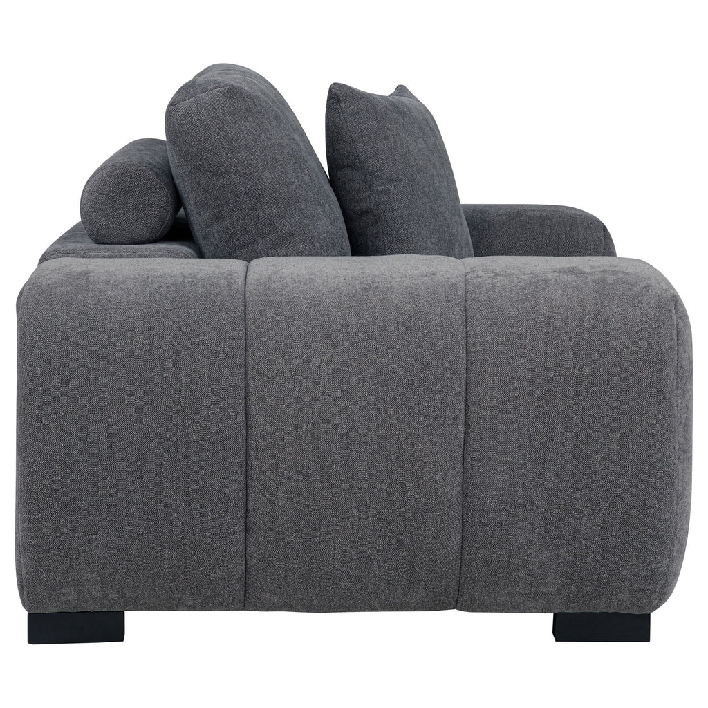 Plather - Track Arm Accent Chair