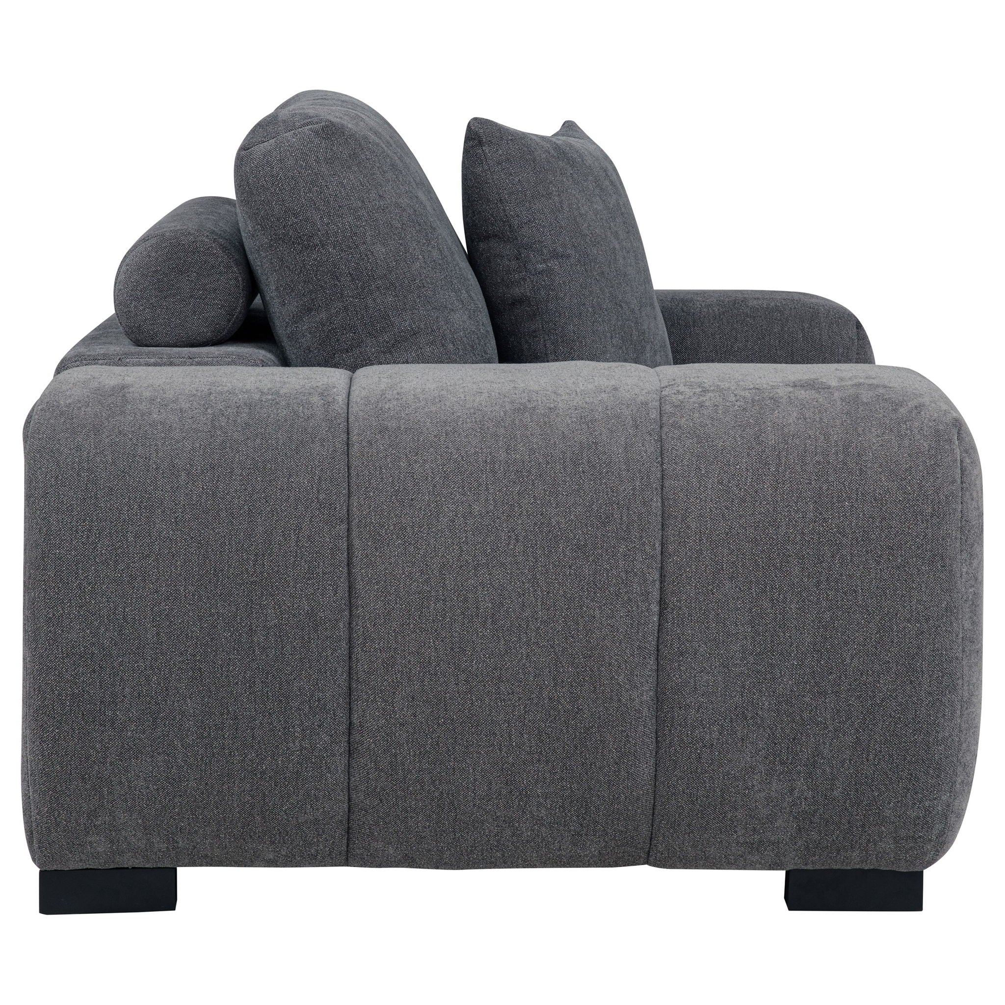 Plather - Track Arm Accent Chair