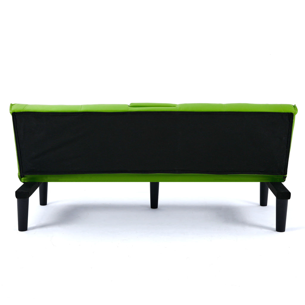Sofa Bed With Foldable Design And Cup Holder