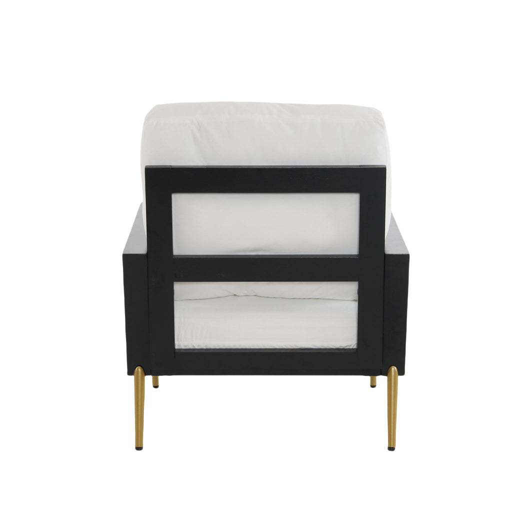 Modern Armchair With Solid Wood Frame