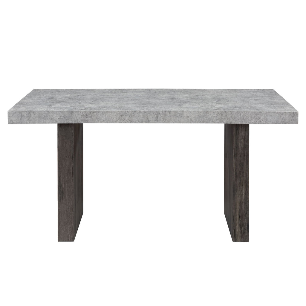 Susan - Dining Table Set With Base - Gray