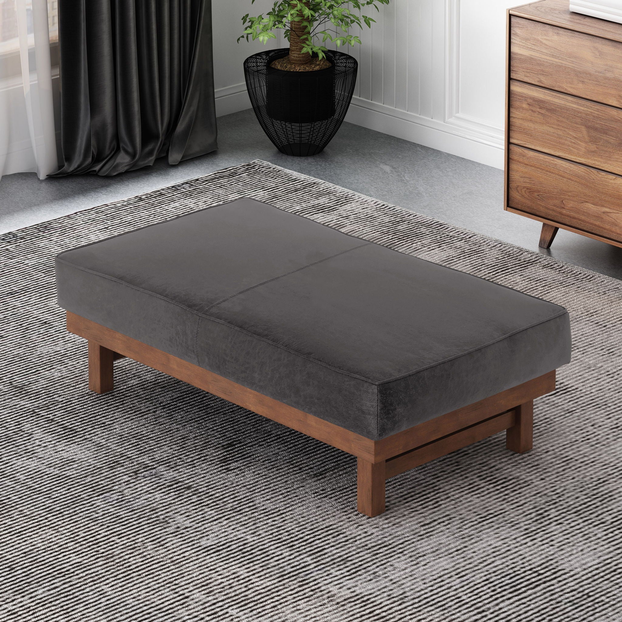 Temzyl - Mid Century Modern Ottoman