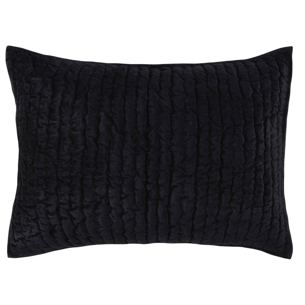 Bari - Velvet Sham - Onyx