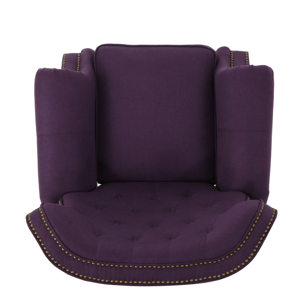 Modern Manual Push Back Recliner Chair