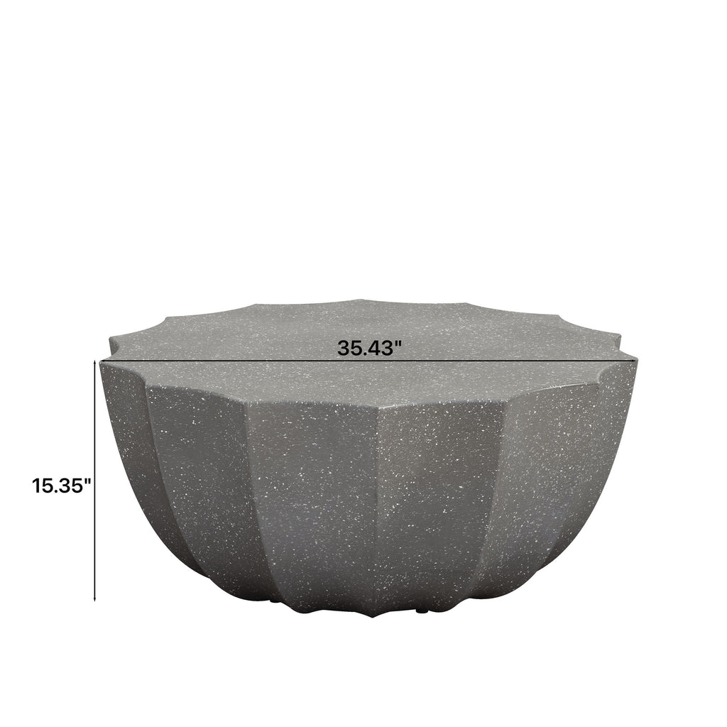 Modern Round Coffee Table For Indoor / Outdoor