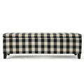 Contemporary Storage Ottoman With Seating And Storage - Black