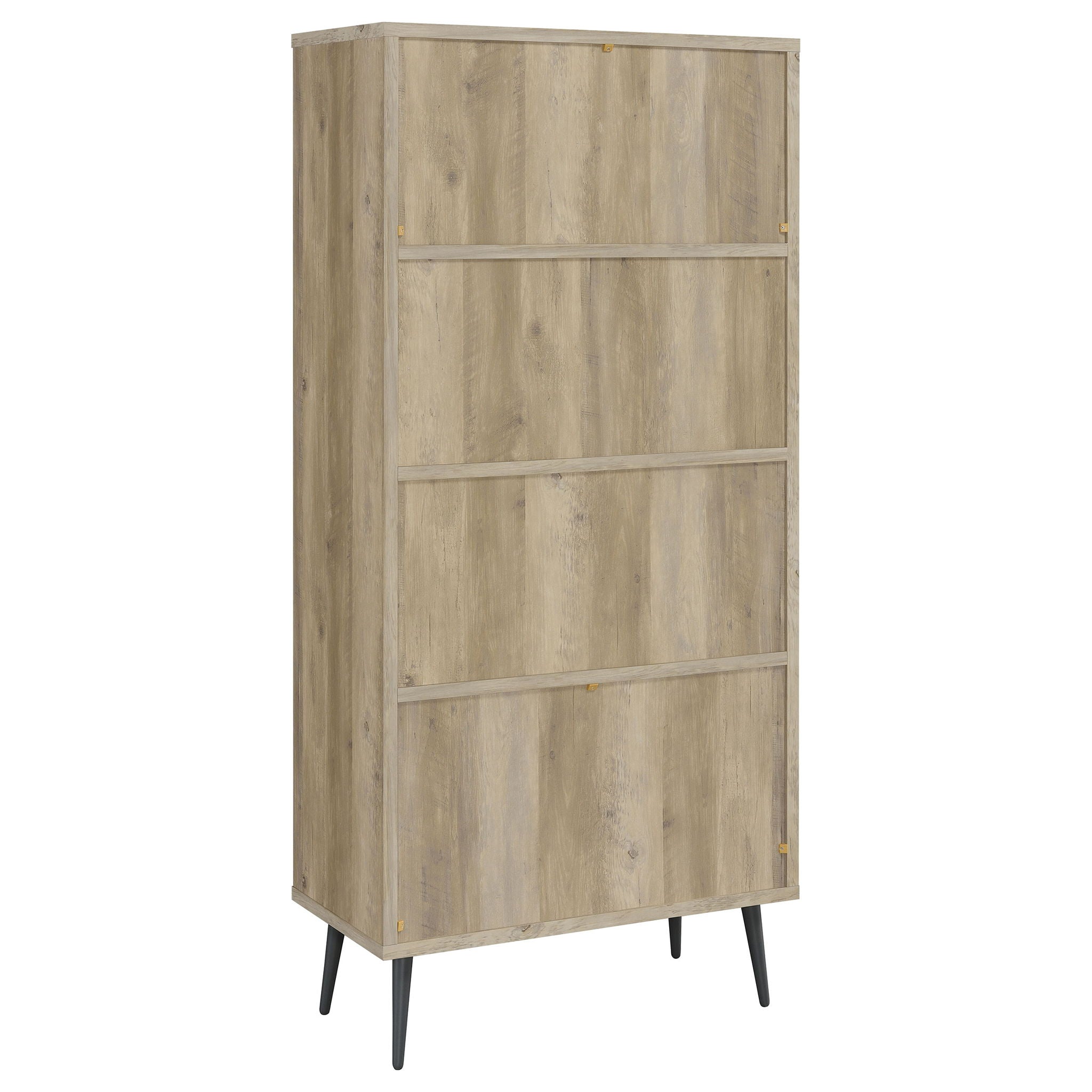 Minerva - 3 Shelf Bookcase With Drawers - Natural