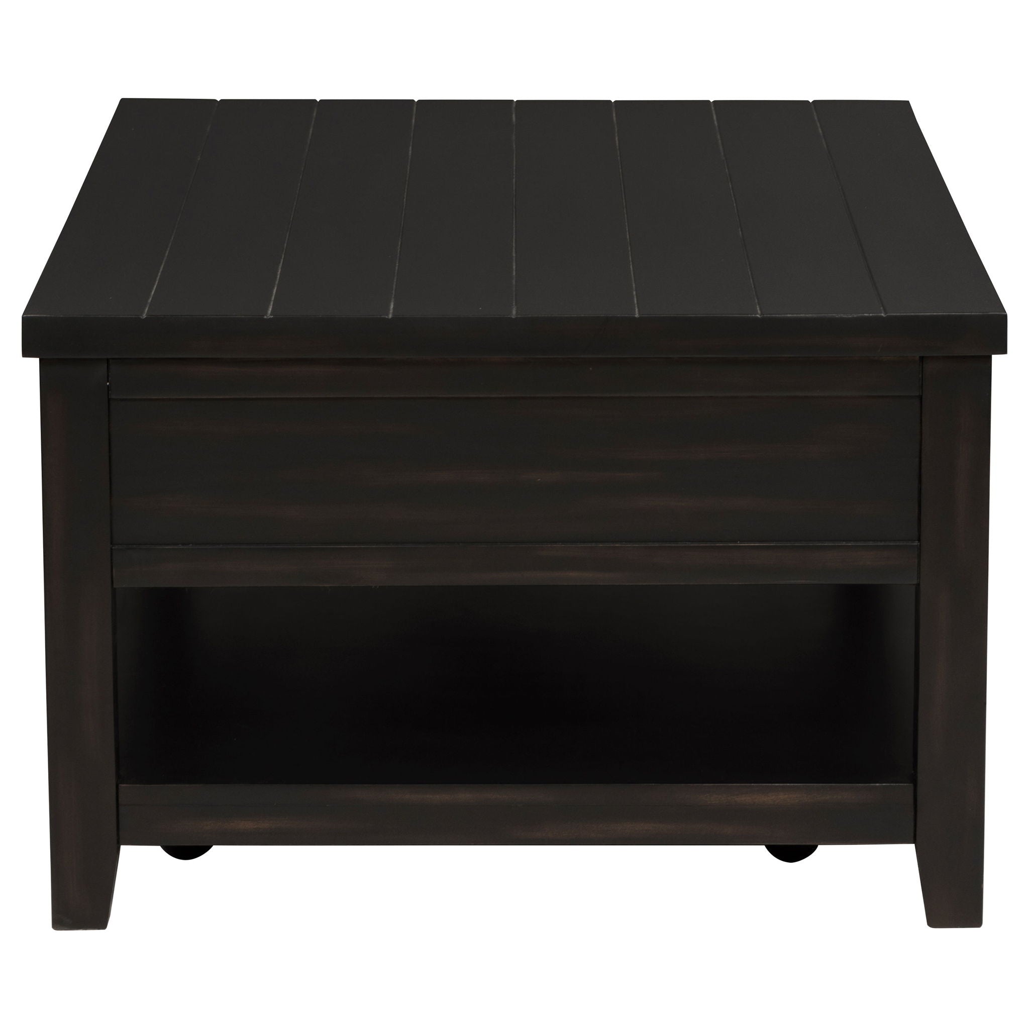 Sutter - 2 Drawer Rectangular Coffee Table - Dark Brown