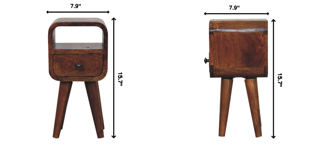 Mini Open Bedside Nightstand
