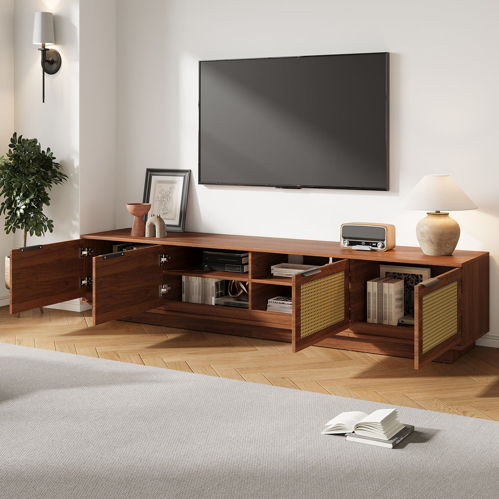 TV Stand, Media Console - Walnut