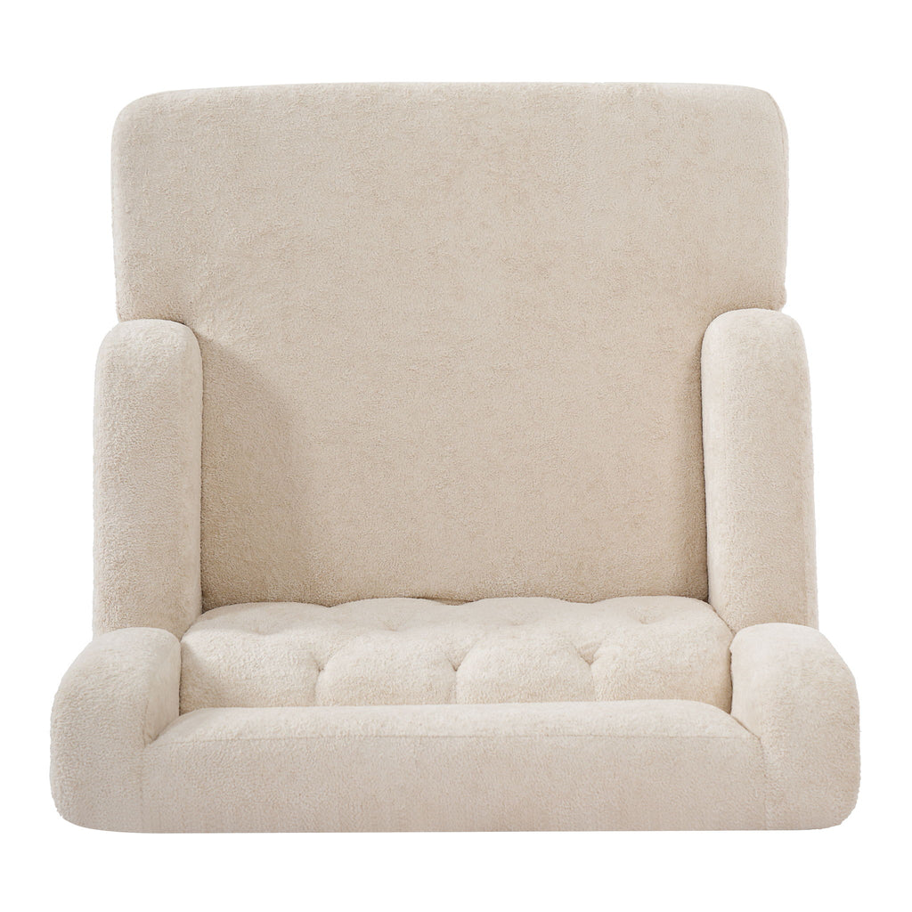 Modern Tufted Upholstered Accent Chair For Living Room