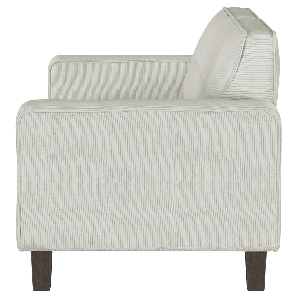 Evoke - Upholstered Tufted Sofa - Greige
