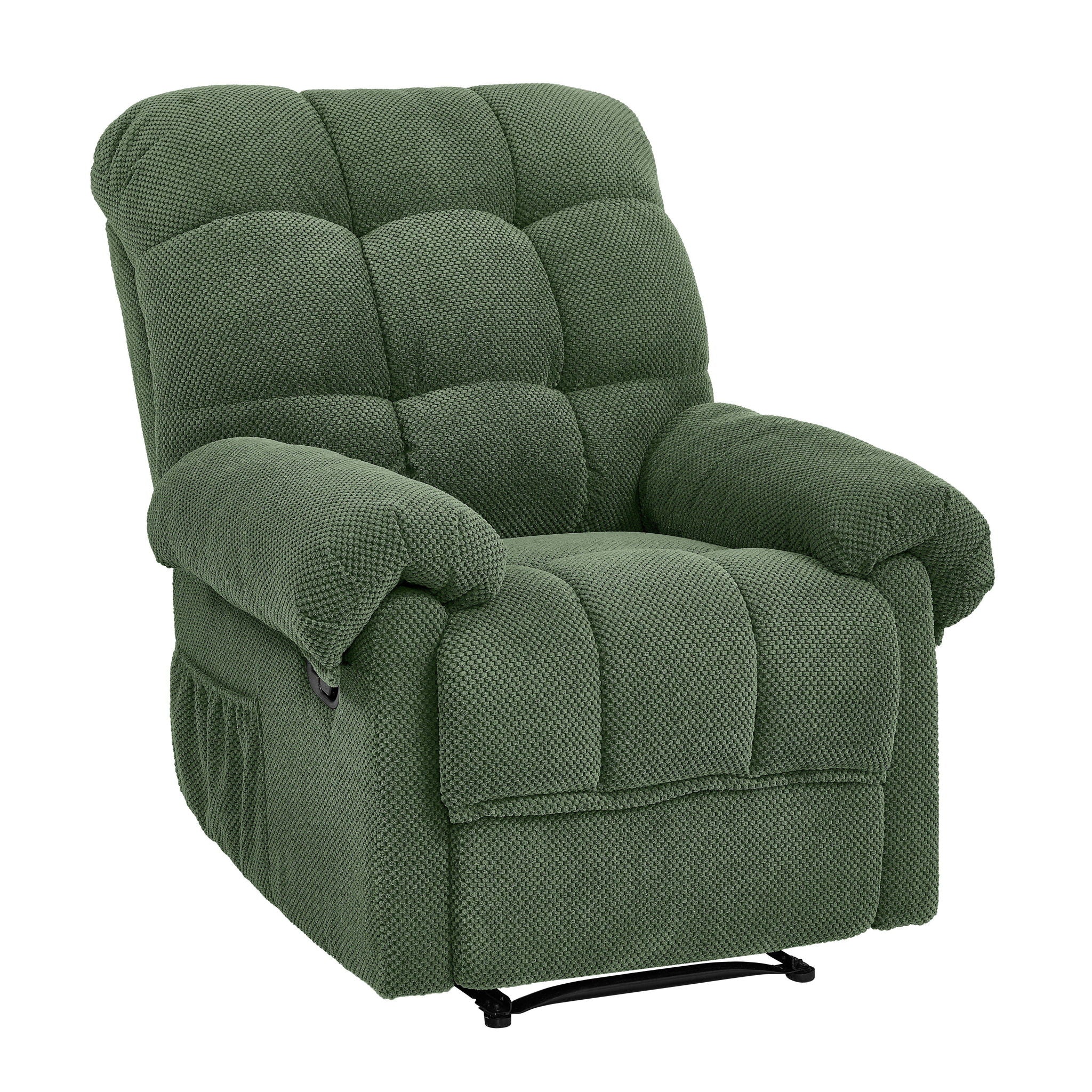 Manual Recliner, Padded Footrest