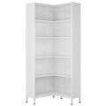 L-Shaped Bookcase, 5 Tier Freestanding Corner Bookshelf