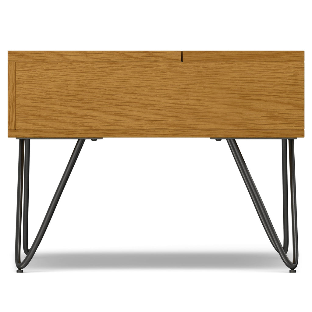 Hunter - Lift Top Coffee With Hidden Storage - Oak