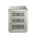 Noralie - Accent Table - Silver / Mirror