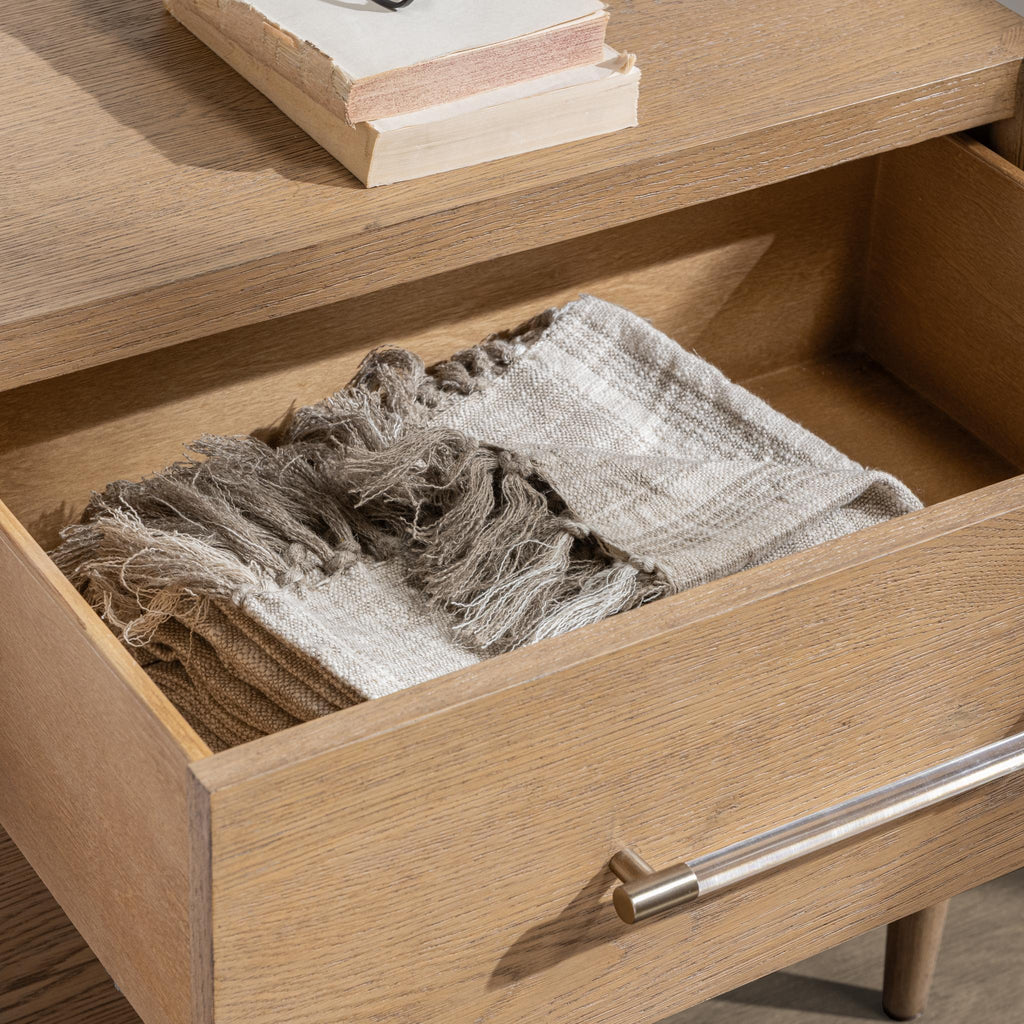 Alisen - 2 Drawer Nightstand - Napa Grove