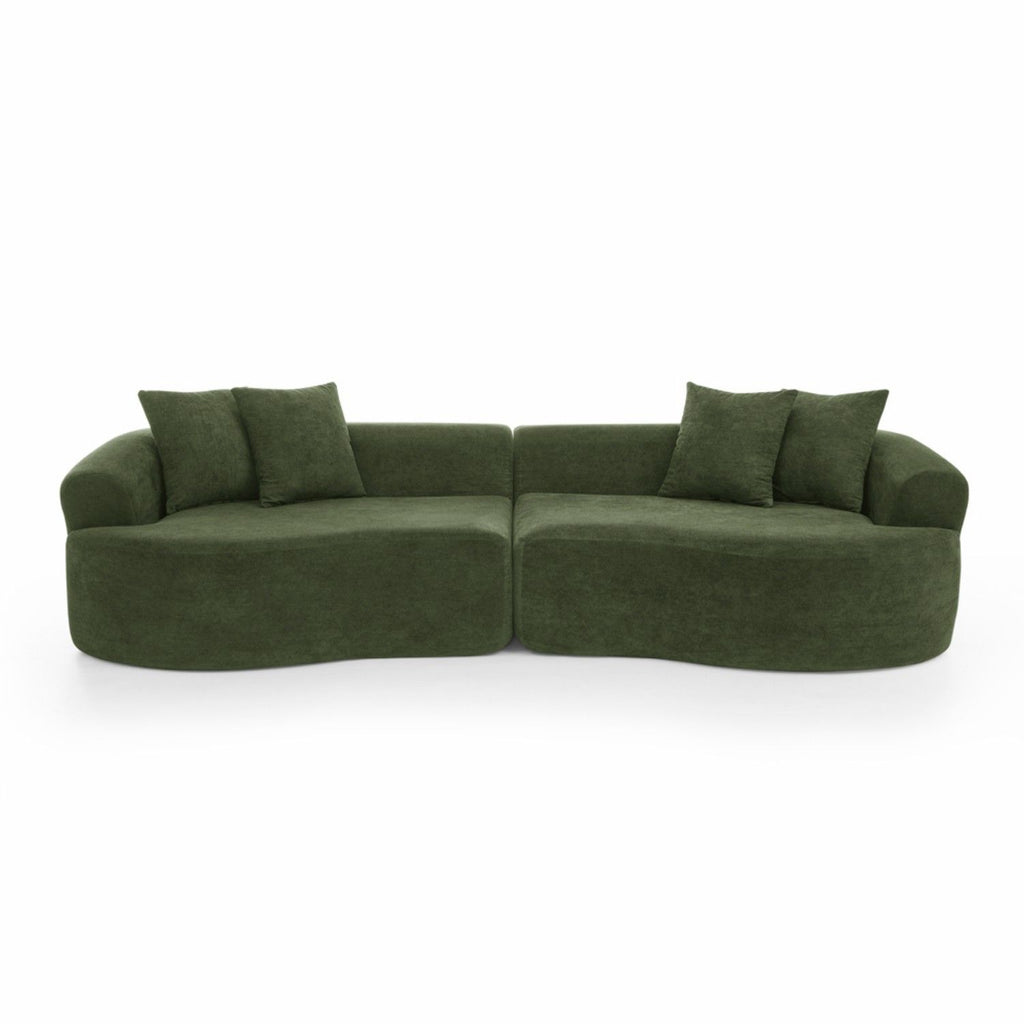 4 Seater Curved Cloud Sectional Sofa
