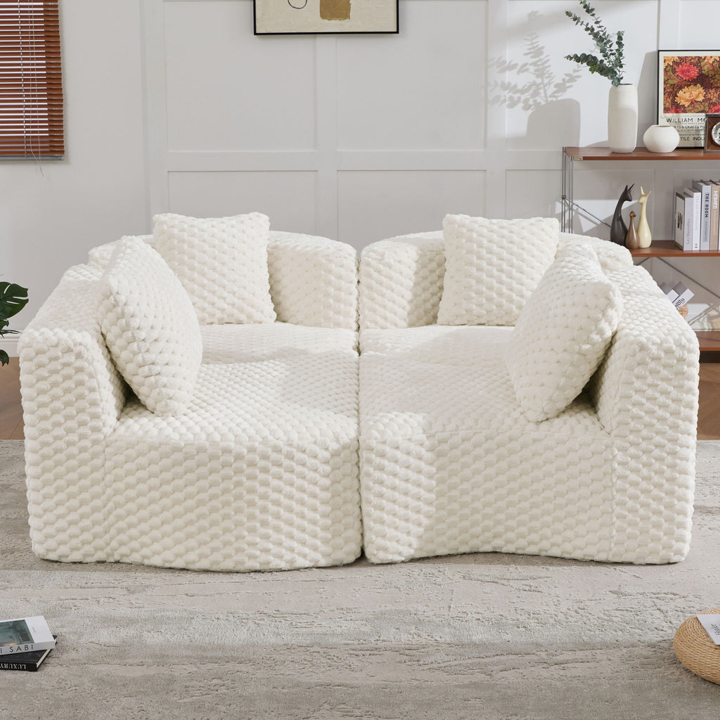 Modular Sectional Sofa With Free Combination Design