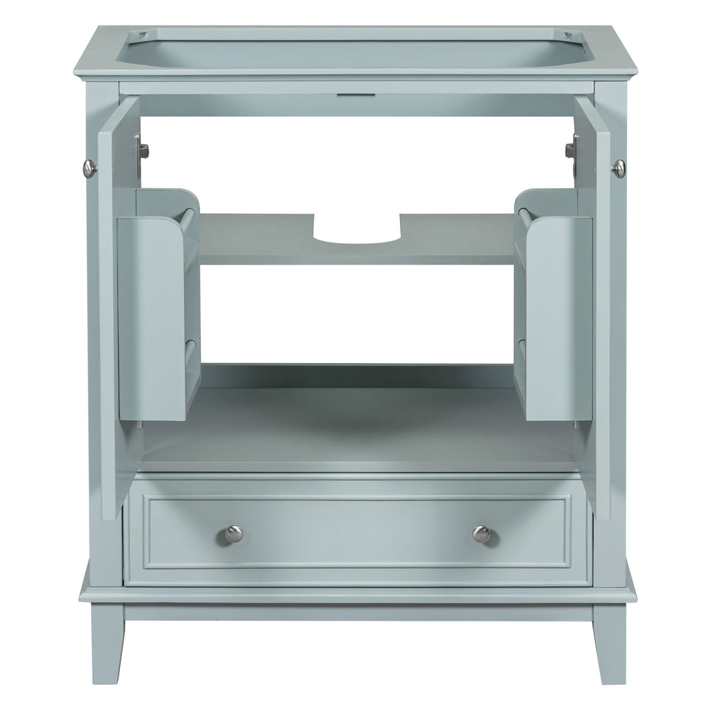 Modern Bathroom Vanity Base Only With Doors And Drawer