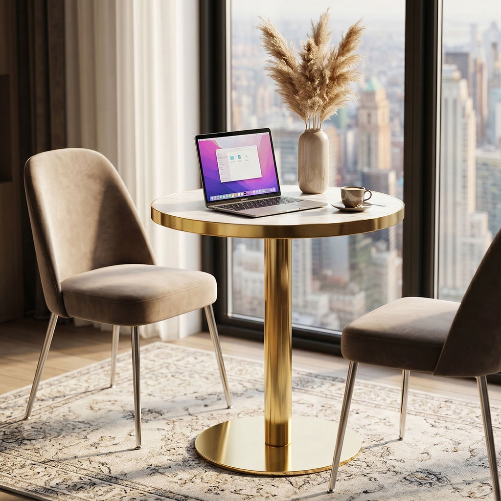 Modern Round Bistro Table
