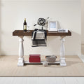 Farmhouse Retro Design Pedestal Sofa Tabe