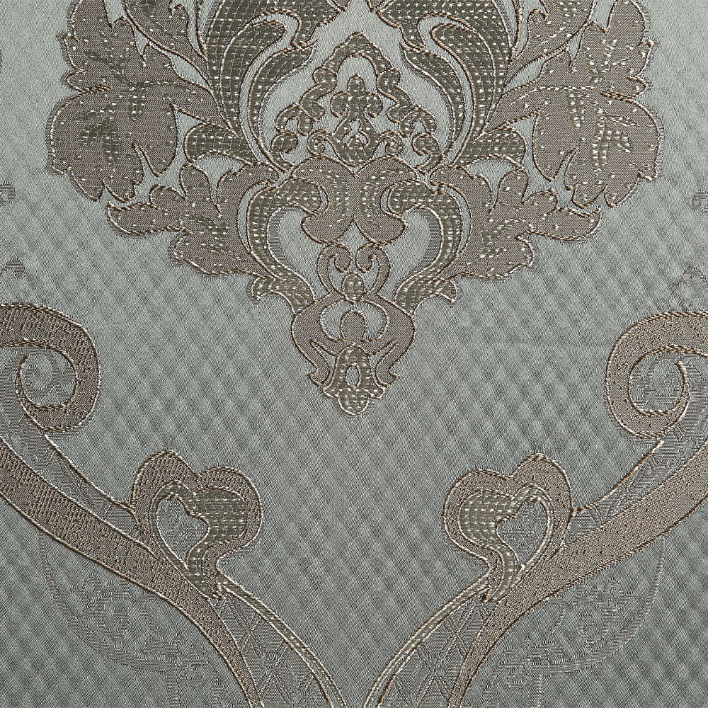 Miliani - Sofa With 5 Pillows - Fabric & Antique Bronze
