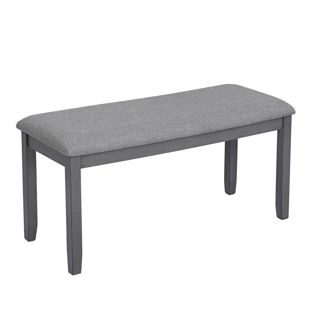 Kitchen Dining Set, Rectangular Dining Table & Upholstered Chairs