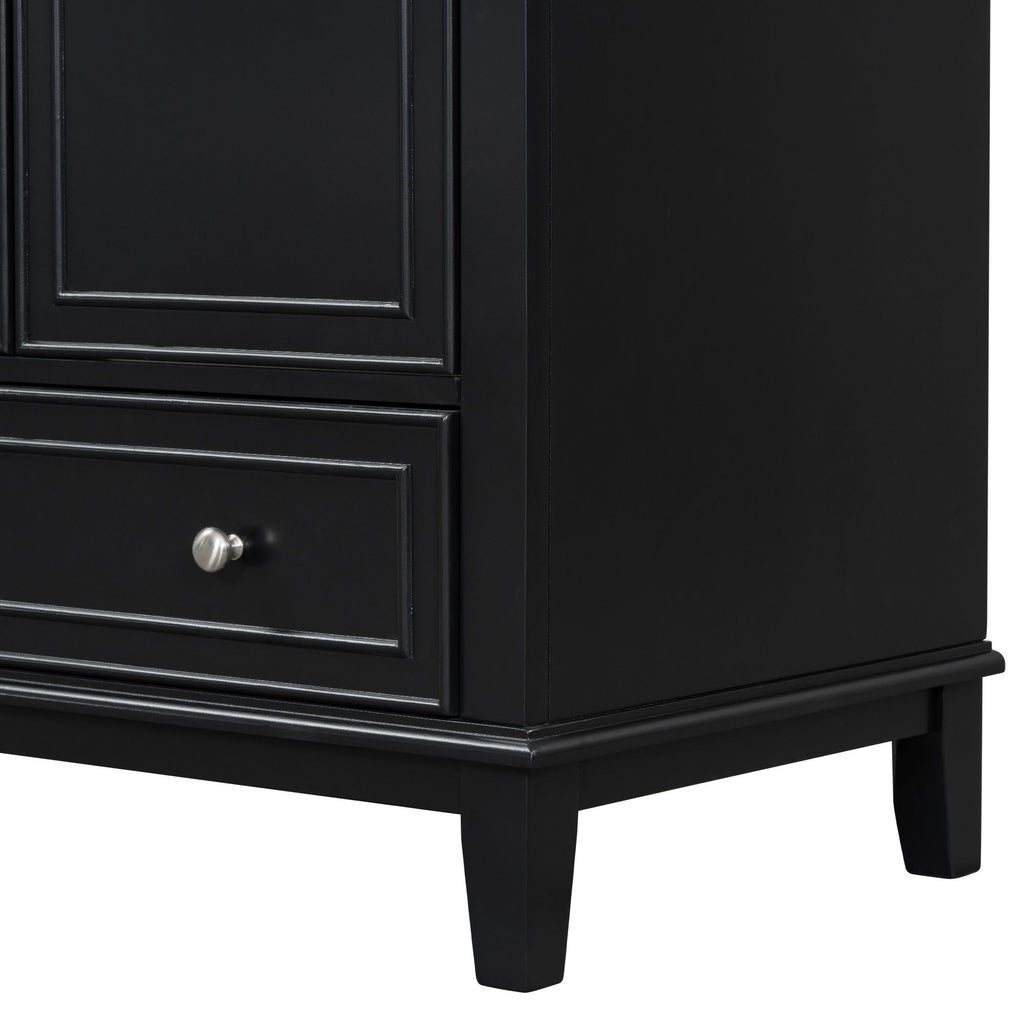 Modern Bathroom Vanity Base Only With Doors And Drawer
