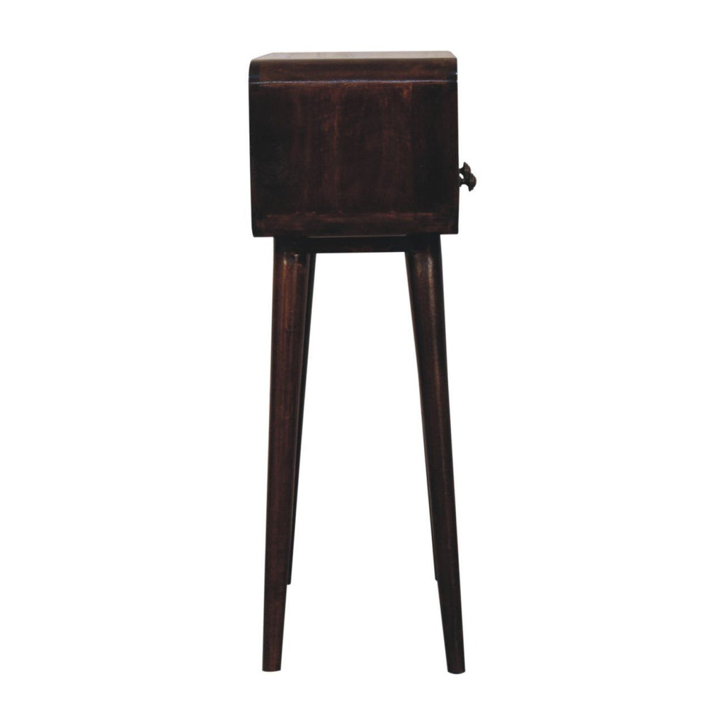 Solid Wood Curved Console Table