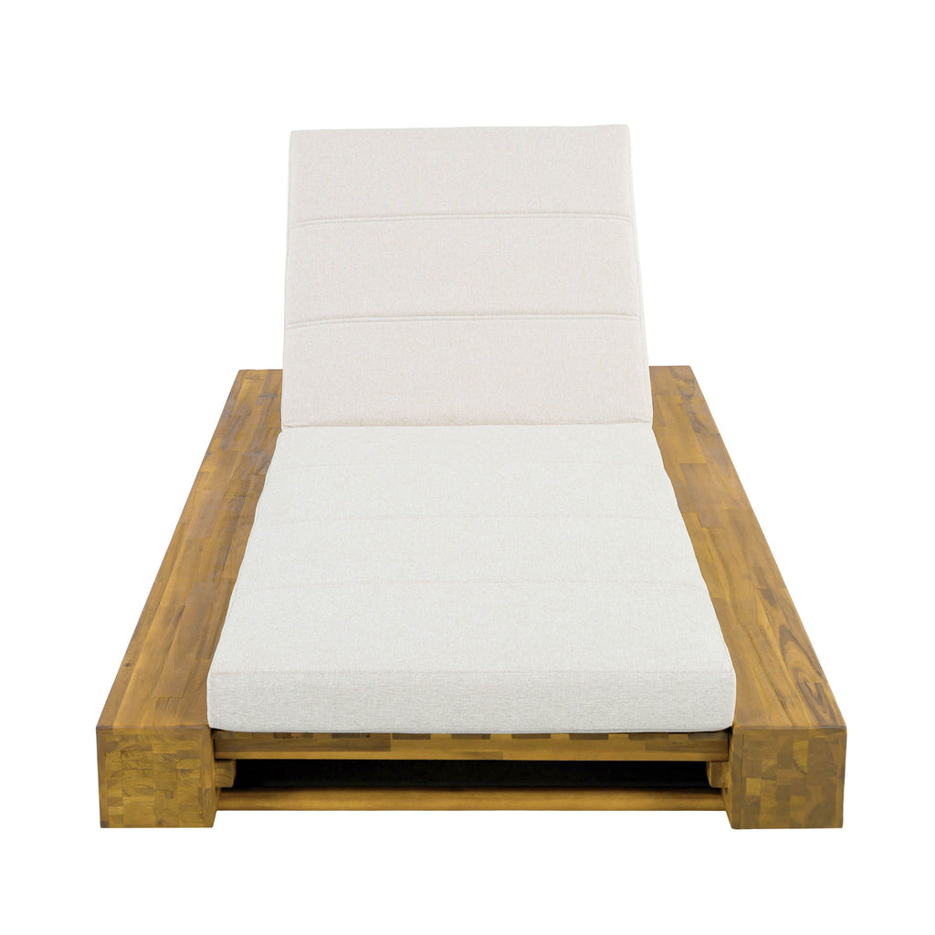 Outdoor Chaise Lounges With Water-Resistant Cushions
