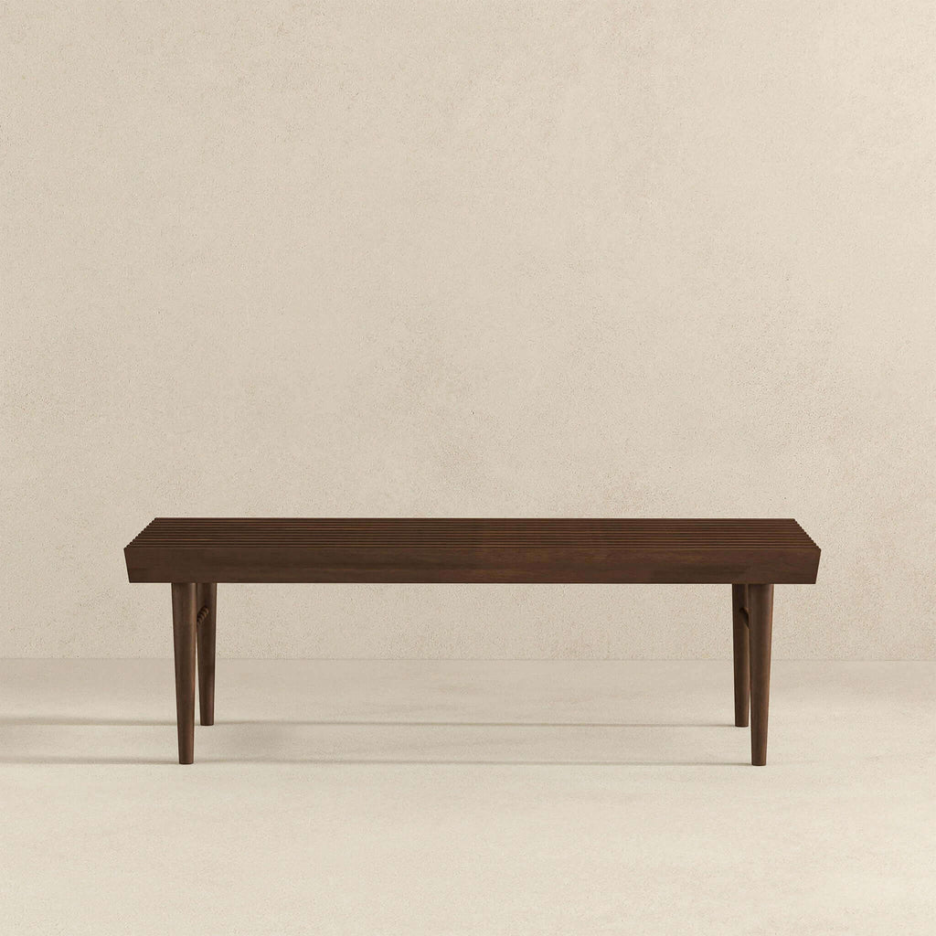 Mia - Bench - Dark Brown