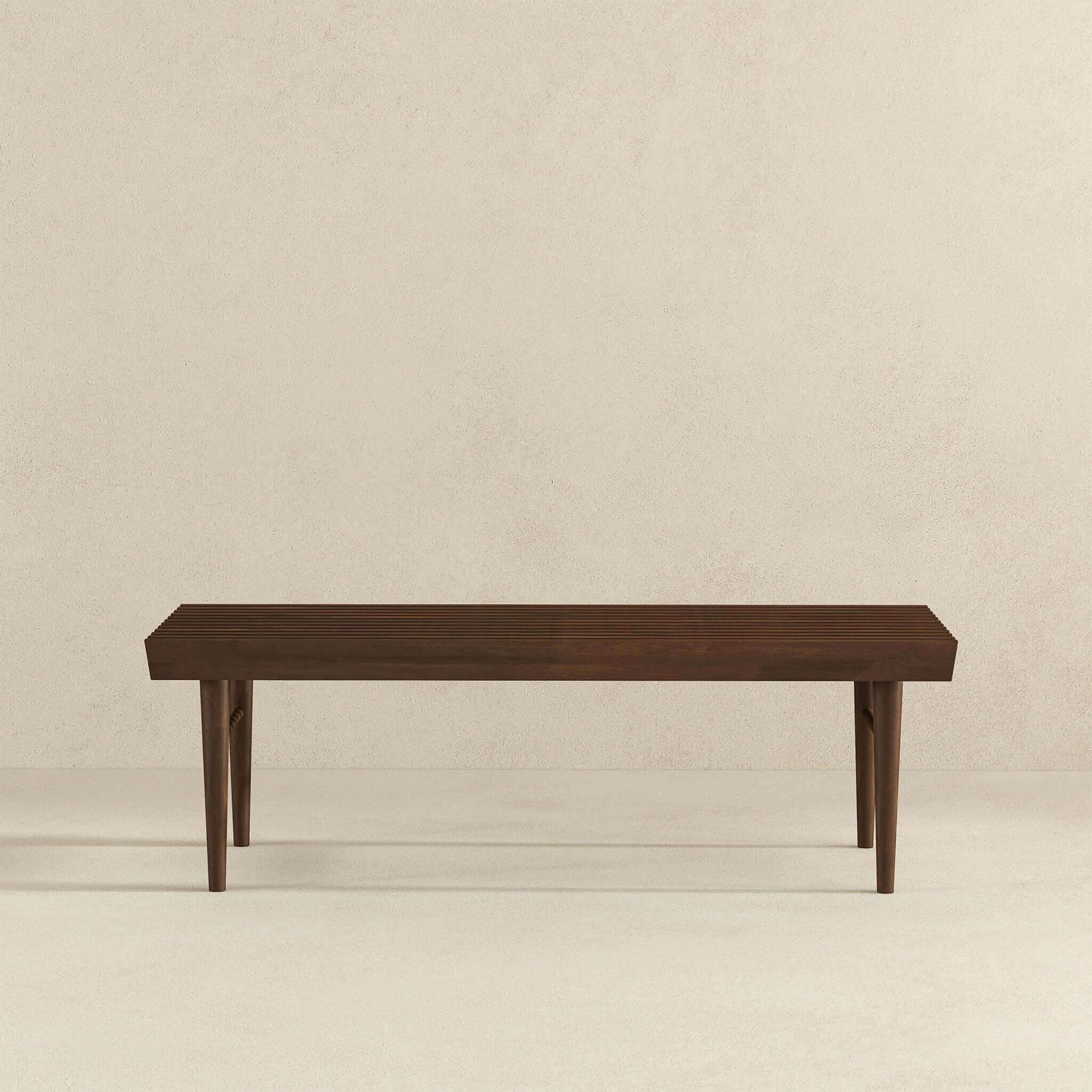 Mia - Bench - Dark Brown