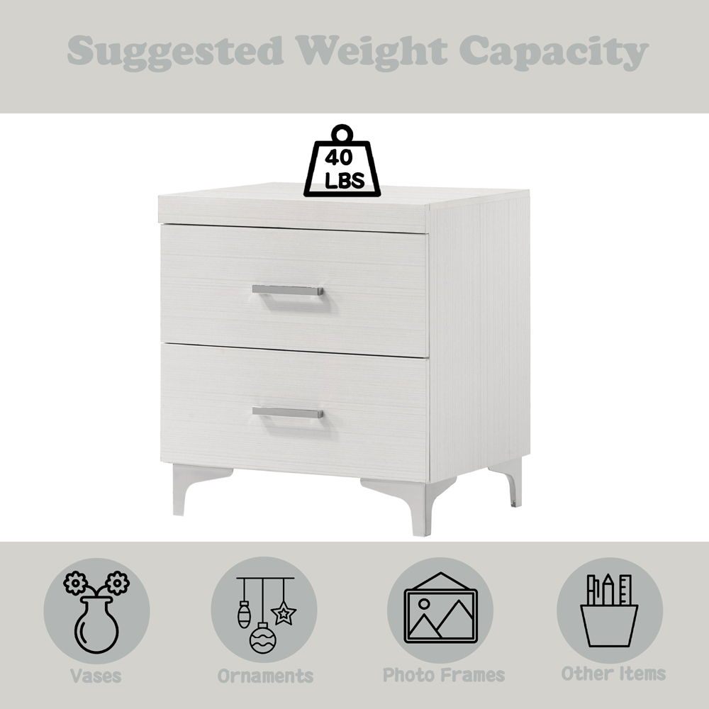 Casilda - Nightstand - White