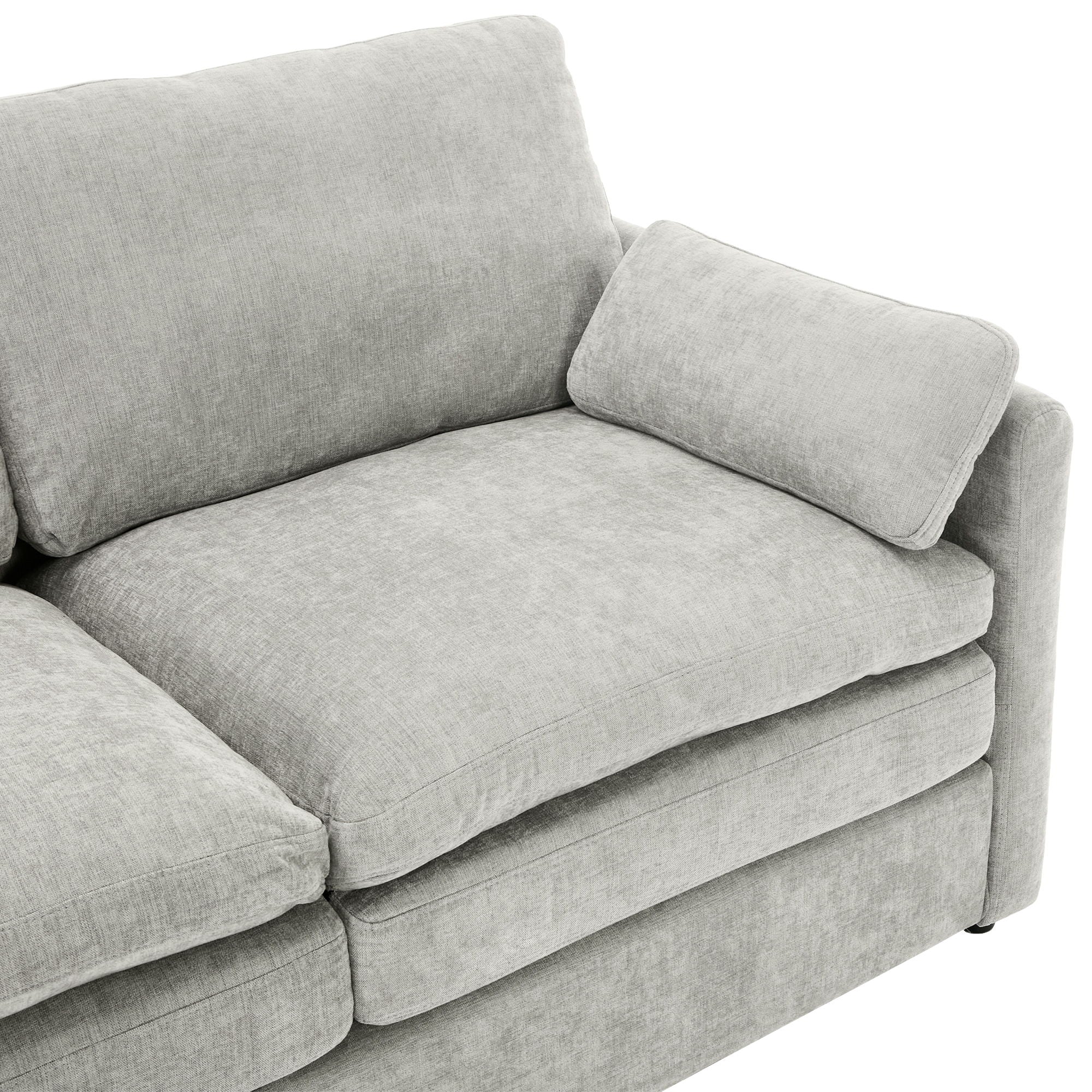 Cozy Upholstered Sofa Set For Living Room