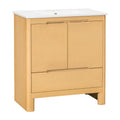 Softened Modern Bathroom Vanity With Sink