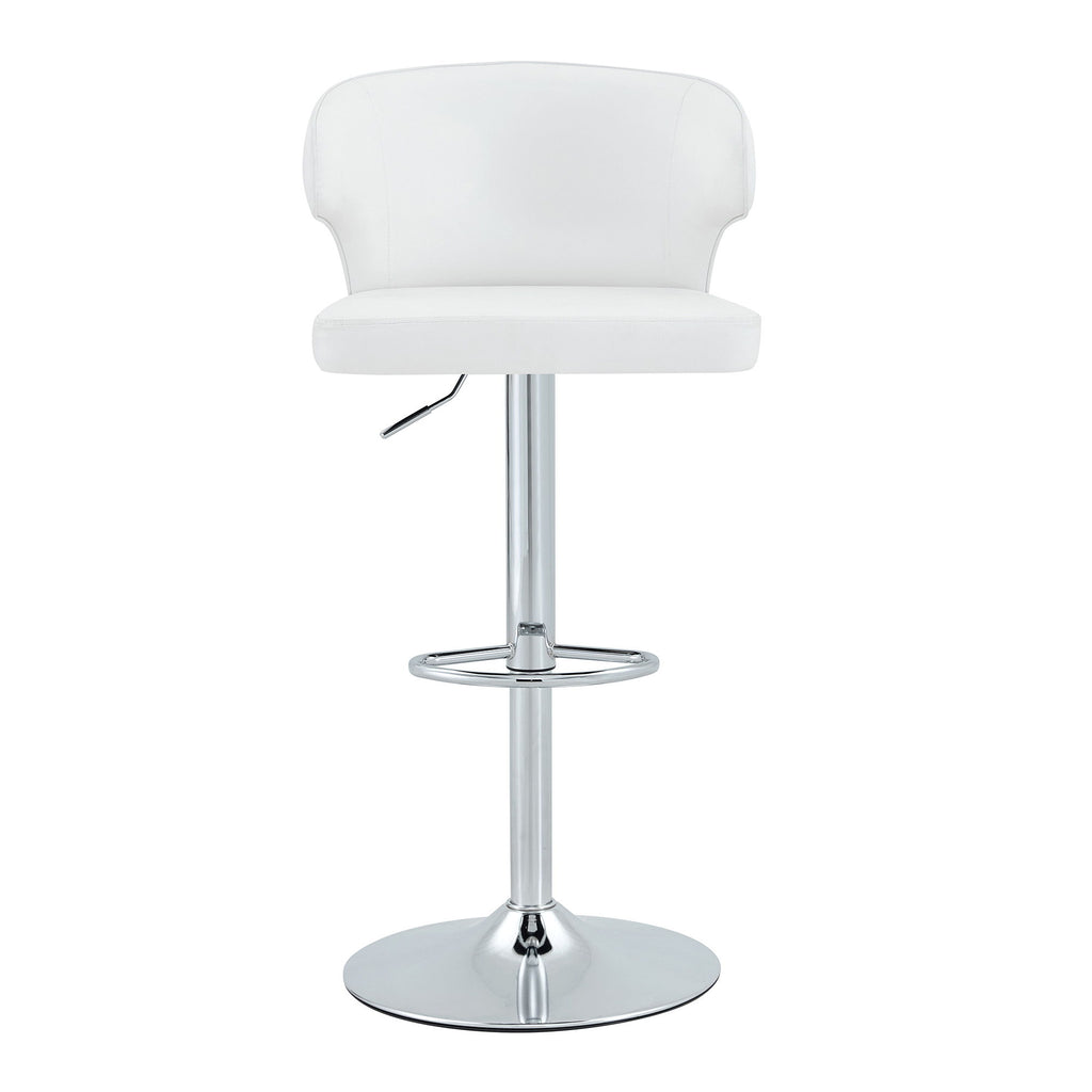 Adjustable Swivel Bar Chair With Ergonomic High Back Design