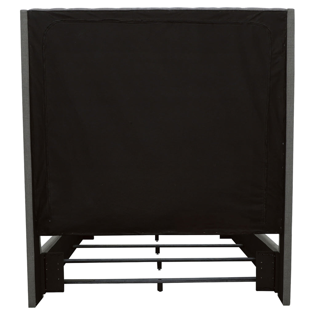 Copper - Tufted Upholstered Panel Bed